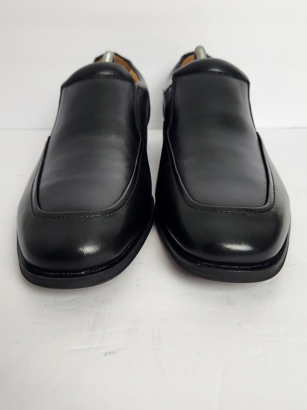VIONIC Sullivan Mens Size 10 Black Leather Slip On Comfort Support Loafer Shoes - Picture 3 of 12